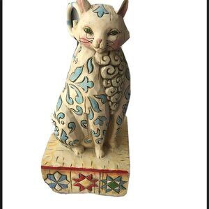 jim shore heartwood creek cats evangeline 2005 Cat Figurine Otnament.